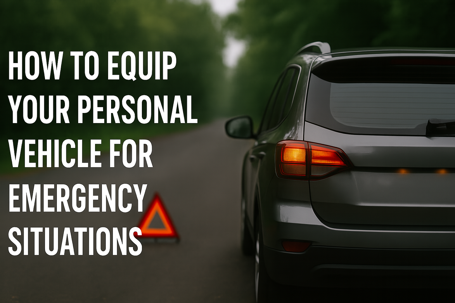 How to Equip Your Personal Vehicle for Emergency Situations
