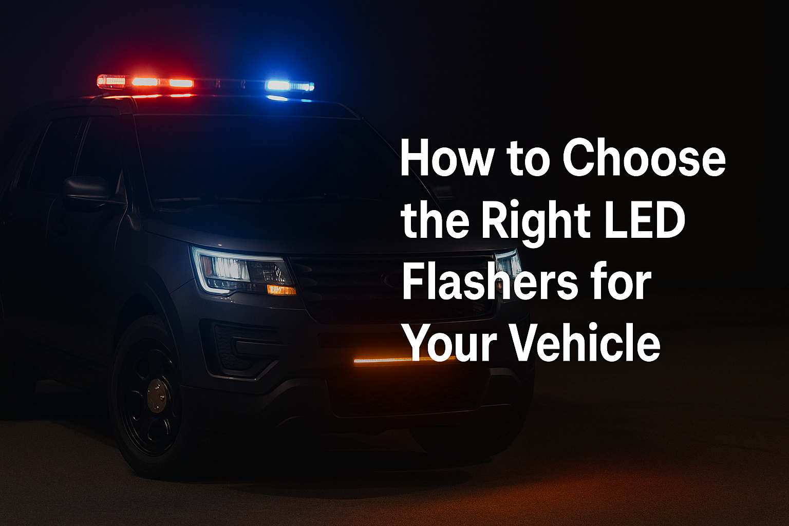 How to Choose the Right LED Flashers for Your Vehicle