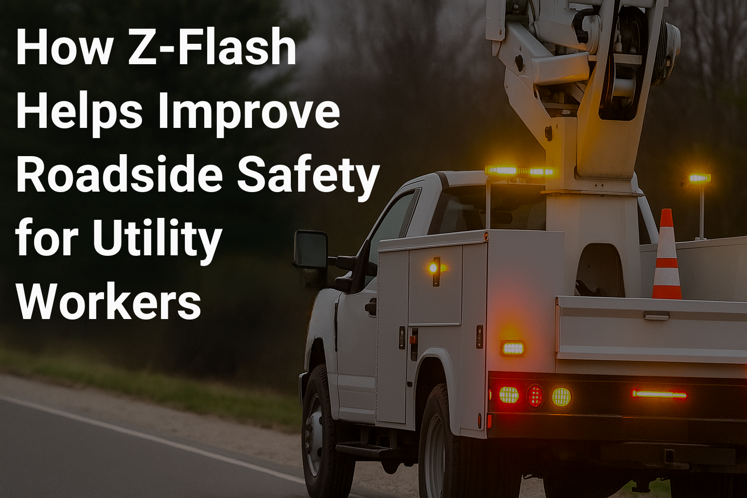 Z-Flash Utility Truck Warning Lights | Roadside Safety for Utility Workers