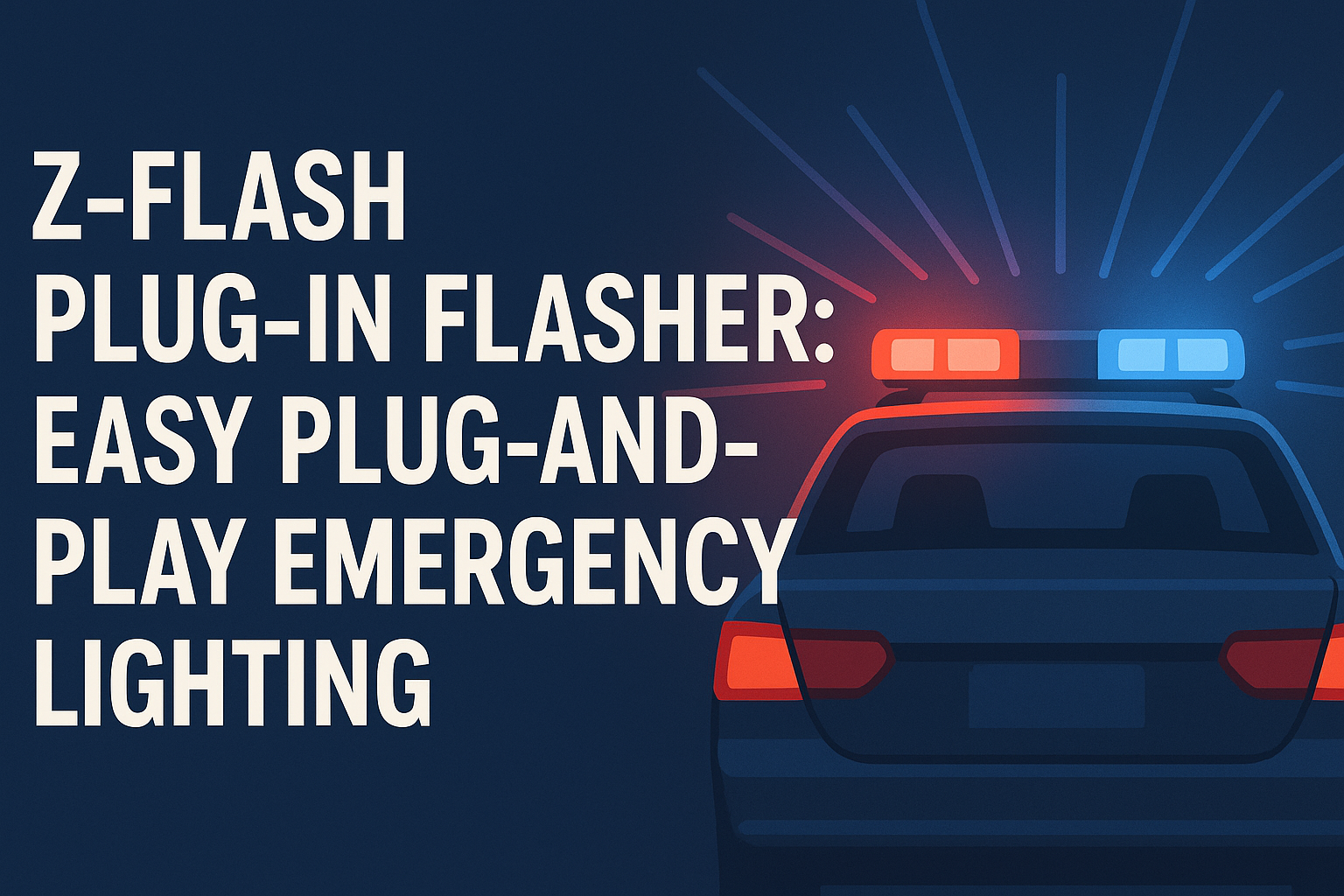 Z-Flash Plug-In Flasher: Easy Plug-and-Play Emergency Lighting