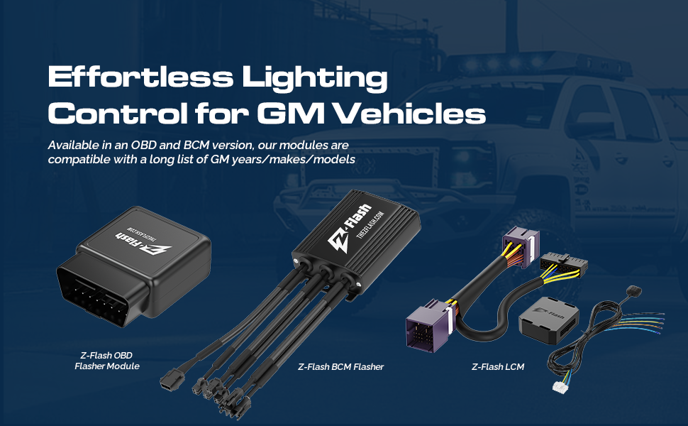 Z-Flash Effortless Lighting Control for GM Vehicles