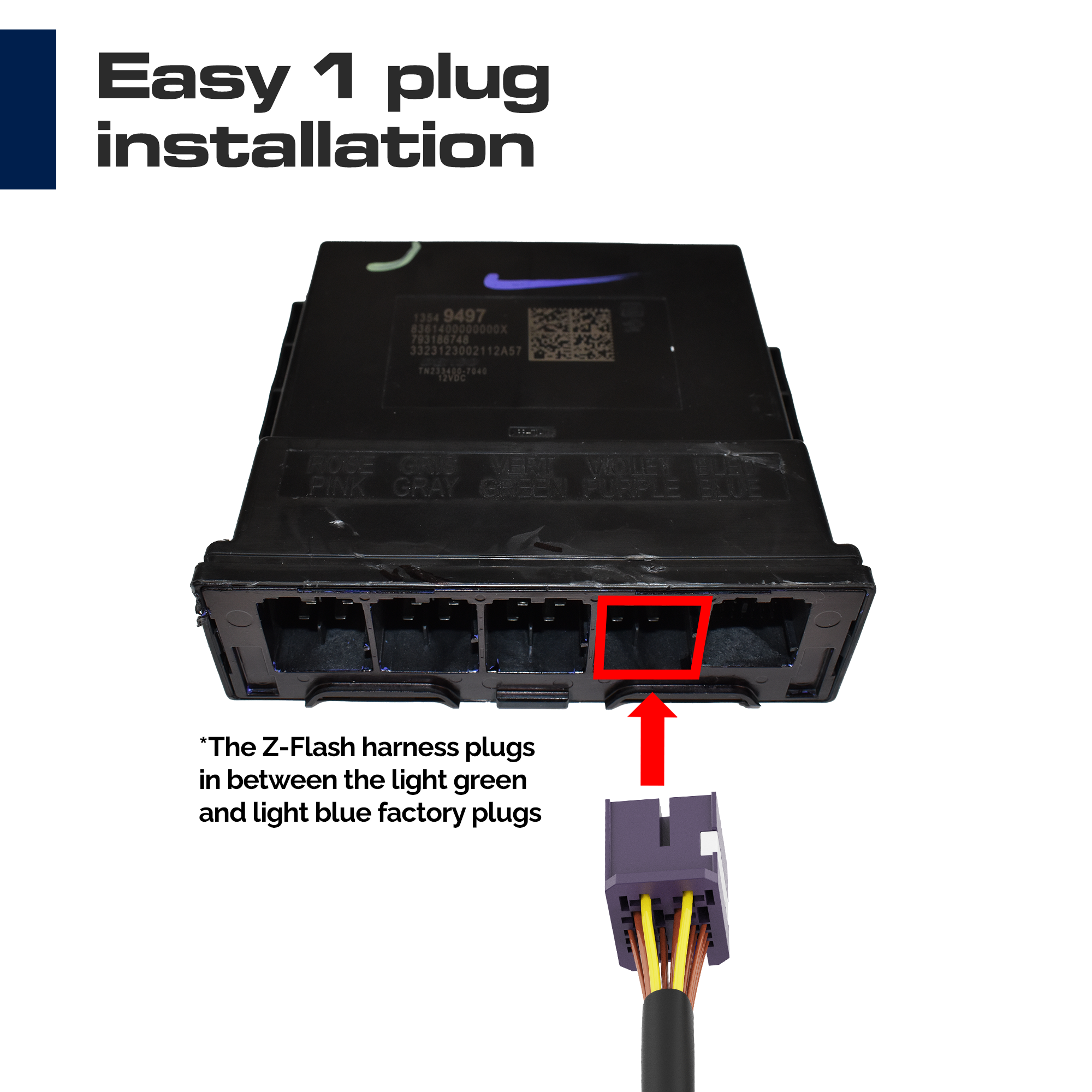 Z-Flash LCM for GM Easy Installation